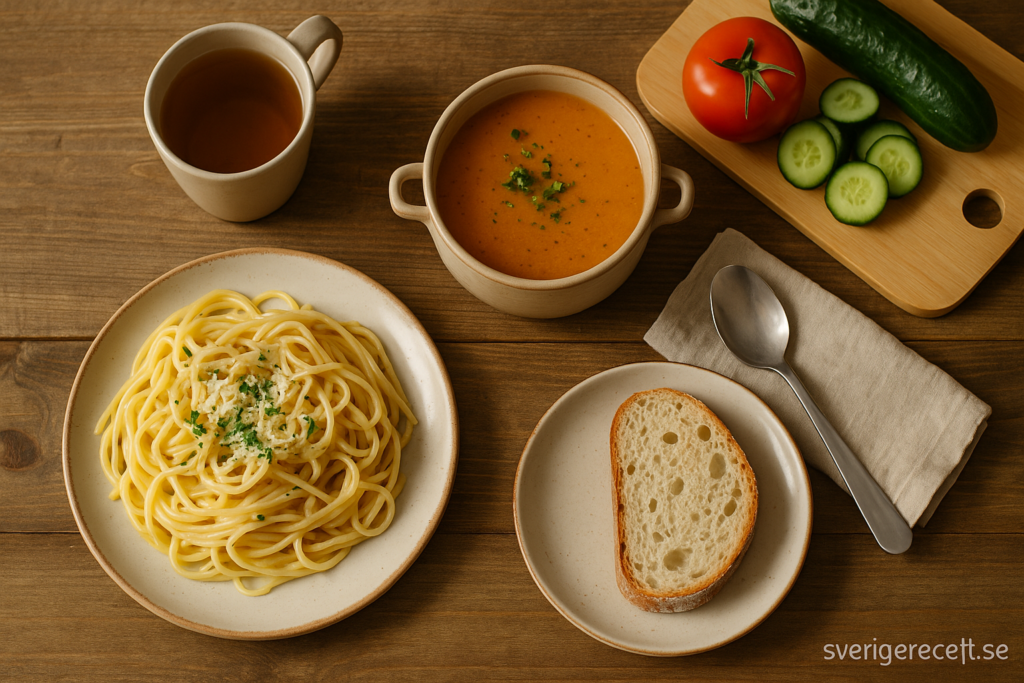 Enkla recept för dig som bor själv – smart, gott och enkelt