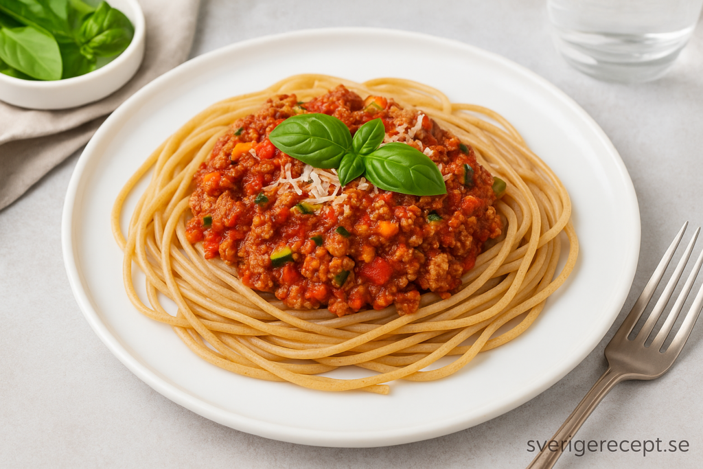 Spagetti och köttfärssås